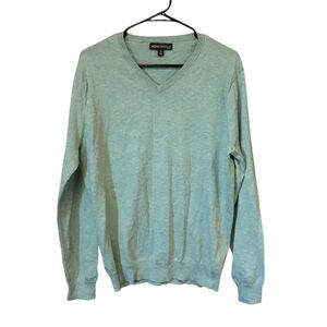 J.Crew Mercantile men’s sweater M green V-neck Long sleeve cotton fall casual